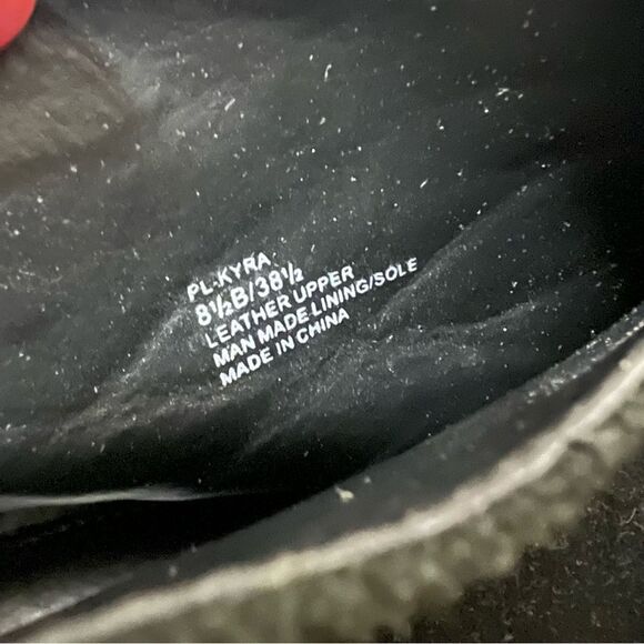 BCBG suede leather black 4” wedge Ruched ankle booties boots 8.5 Whimsigoth - Picture 5 of 8